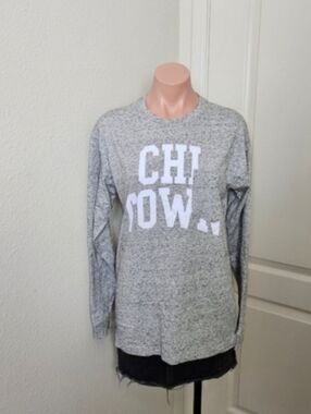 VS Gray Pajama Top  Long Sleeve  Sz XS